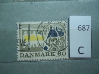 Фото марки Дания 1971г