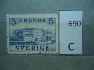 Фото марки Швеция 1958г