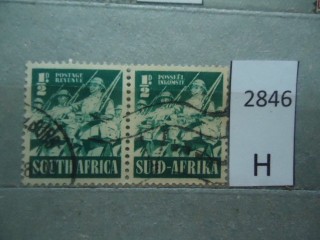 Фото марки Южная Африка 1941г пара