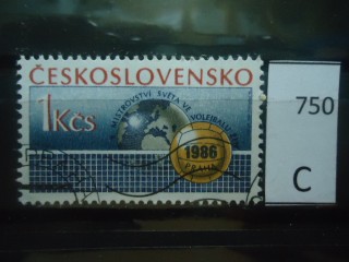 Фото марки Чехословакия 1986г