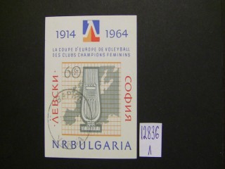 Фото марки Польша 1964г блок