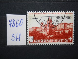 Фото марки Швейцария 1943г