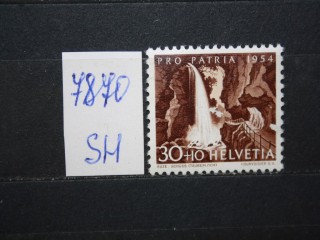 Фото марки Швейцария 1954г *