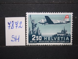 Фото марки Швейцария 1947г *