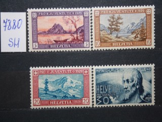 Фото марки Швейцария 1929г серия **