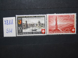 Фото марки Швейцария 1942г серия **
