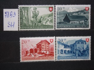 Фото марки Швейцария 1948г серия **