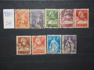 Фото марки Швейцария 1921-34гг серия **