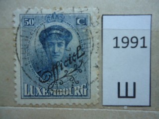 Фото марки Люксембург. 1924г