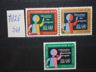 Фото марки ООН 1964г серия **
