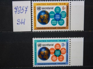 Фото марки ООН 1968г серия **
