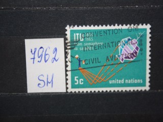 Фото марки ООН 1965г