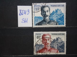 Фото марки Франц. Мадагаскар 1954г серия
