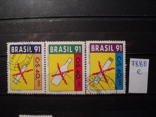 Фото марки Бразилия 1991г