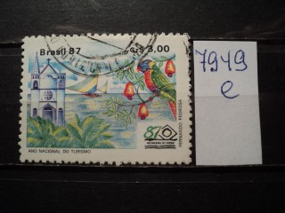 Фото марки Бразилия 1987г