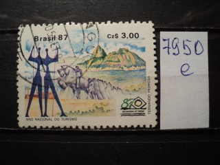 Фото марки Бразилия 1987г