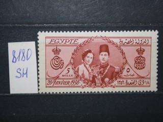 Фото марки Египет 1938г **