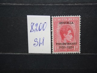 Фото марки Сент-Китс и Невис 1950г *