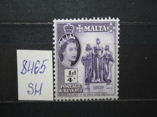 Фото марки Мальта 1956г *