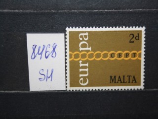 Фото марки Мальта 1971г *