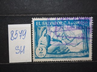 Фото марки Сальвадор 1956г