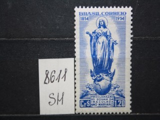 Фото марки Бразилия 1954г *