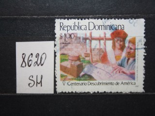 Фото марки Доминиканская Республика 1987г