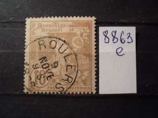 Фото марки Бельгия 1896г **