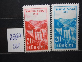 Фото марки Турция 1956г серия **