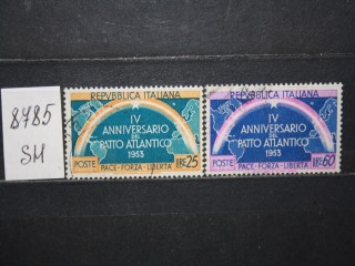 Фото марки Италия 1953г серия