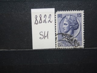 Фото марки Италия 1956г