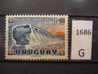 Фото марки Уругвай 1959г *