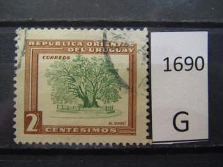 Фото марки Уругвай 1954г