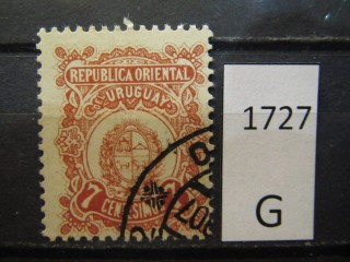 Фото марки Уругвай 1906г
