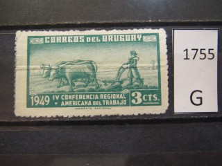 Фото марки Уругвай 1949г *