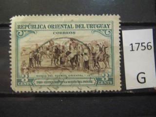 Фото марки Уругвай 1952г