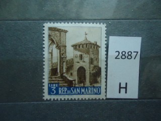 Фото марки Сан Марино 1957г **