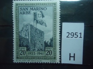Фото марки Сан Марино 1942г **