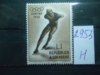 Фото марки Сан Марино 1955г **