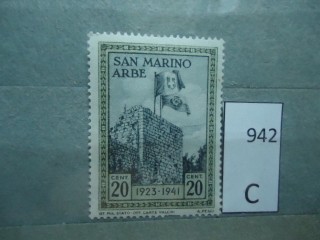 Фото марки Сан Марино 1942г **