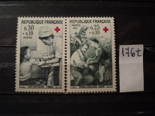 Фото марки Франция серия 1966г **