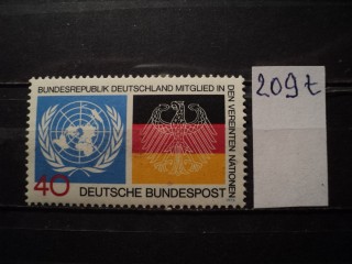 Фото марки Германия ФРГ 1973г **