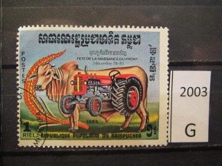 Фото марки Камбоджа 1983г