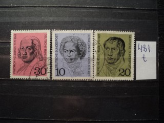 Фото марки Германия ФРГ серия 1970г