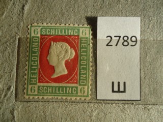 Фото марки Германский Хэлголанд 1867г **