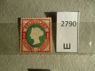 Фото марки Германский Хэлголанд. Тип 1 1875г *