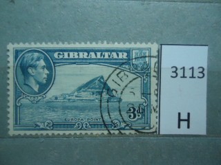Фото марки Гибралтар 1938г