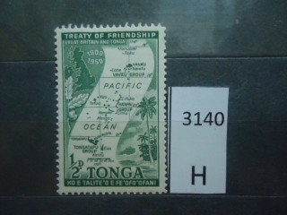 Фото марки Тонга 1950г **