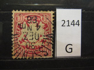 Фото марки Германия Бавария 1881г