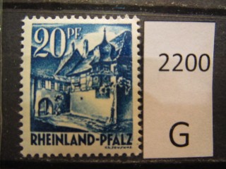 Фото марки Германия Рейнланд 1947г *